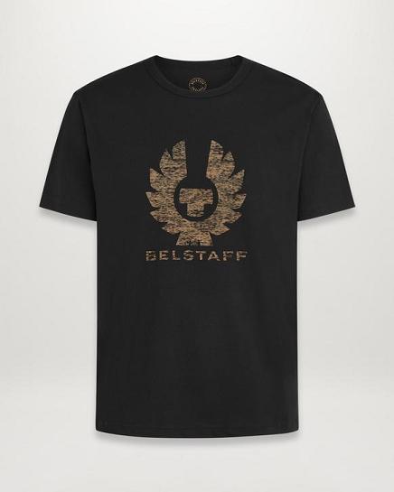 T-Shirt Belstaff Homme Coteland Noir Coton France SK4518703